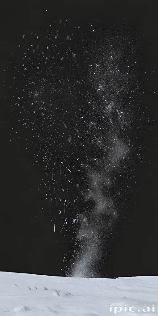 snow falling png