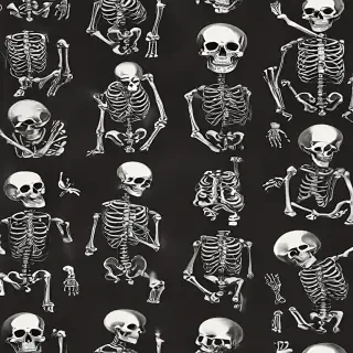 skeleton wallpaper