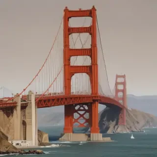 clipart golden gate bridge