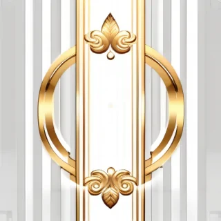 transparent background gold border
