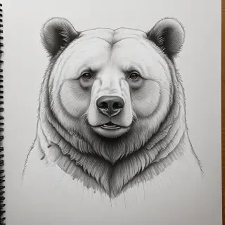 bear drawlings