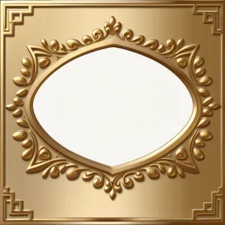gold border