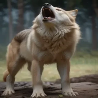 wolf howl png