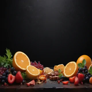 dark background