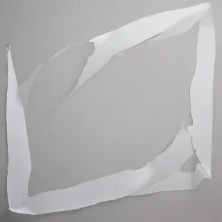 torn paper transparent