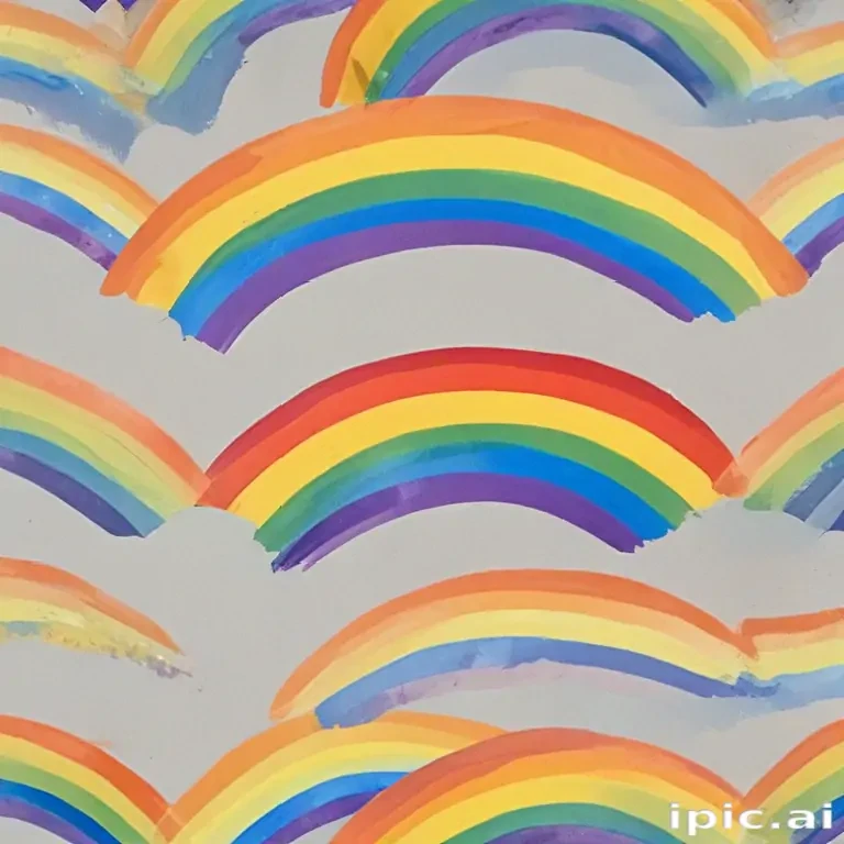 rainbow back round