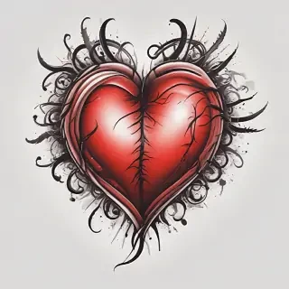 heart tattoo png