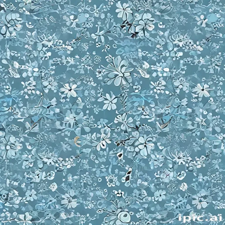 flower background blue