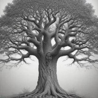 tree drawing images