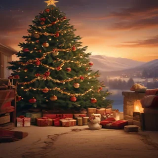 christmas story background