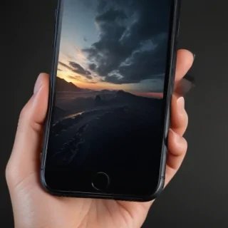 iphone black wallpaper 4k