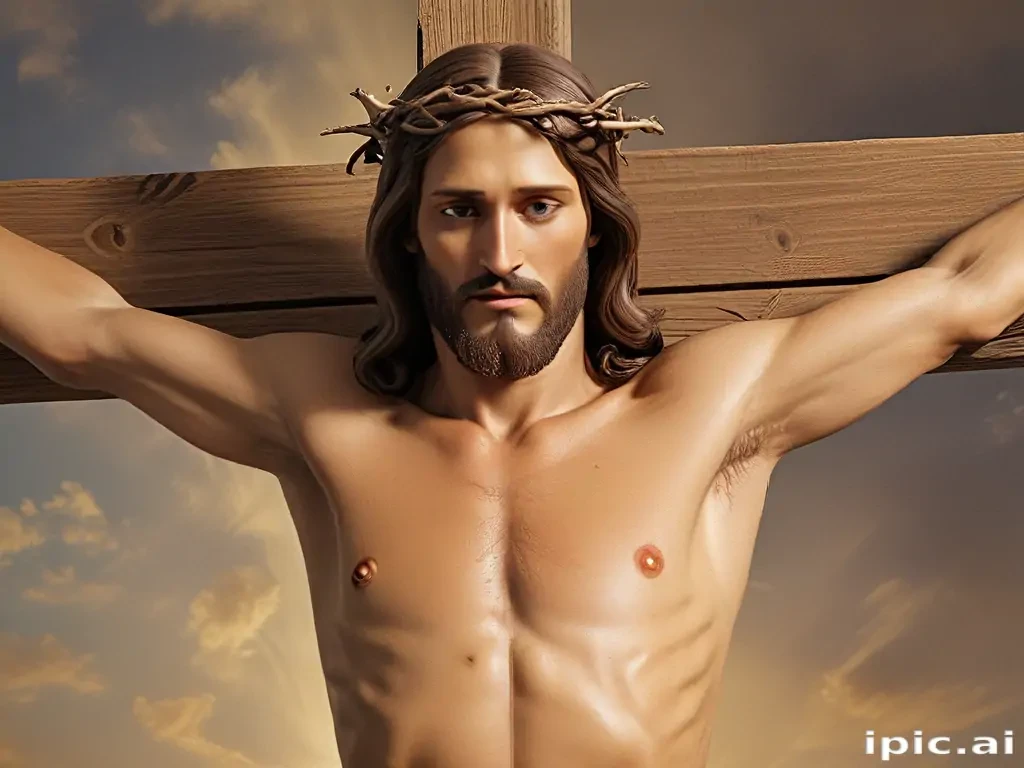 picture of jesus on cross