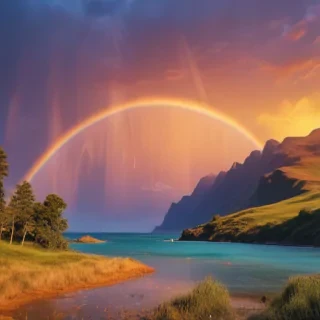 rainbow wallpaper aesthetic