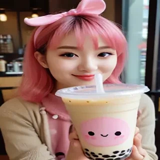 bubble tea cute