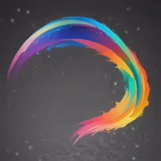 transparent background rainbow clipart