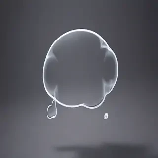 transparent thought bubble