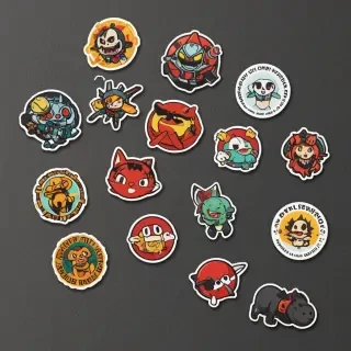 stickers mockup