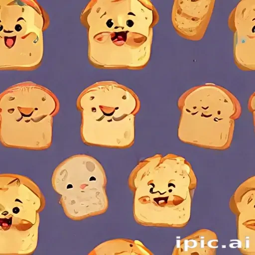 bread in cartoon