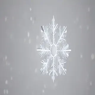 transparent background snowflake clipart