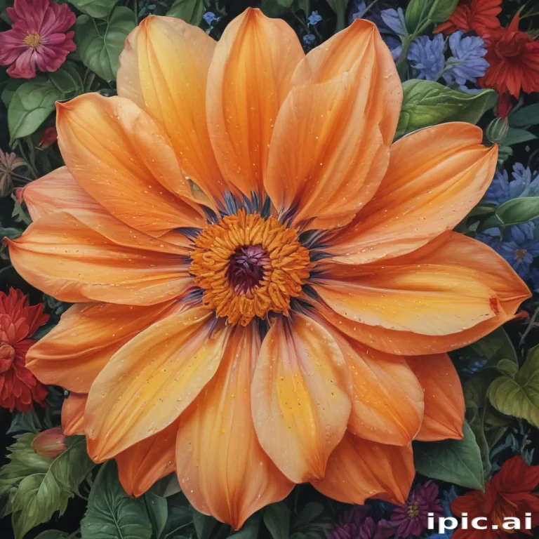 flower color drawings