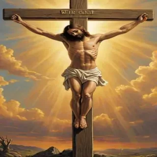 jesus on the cross picture