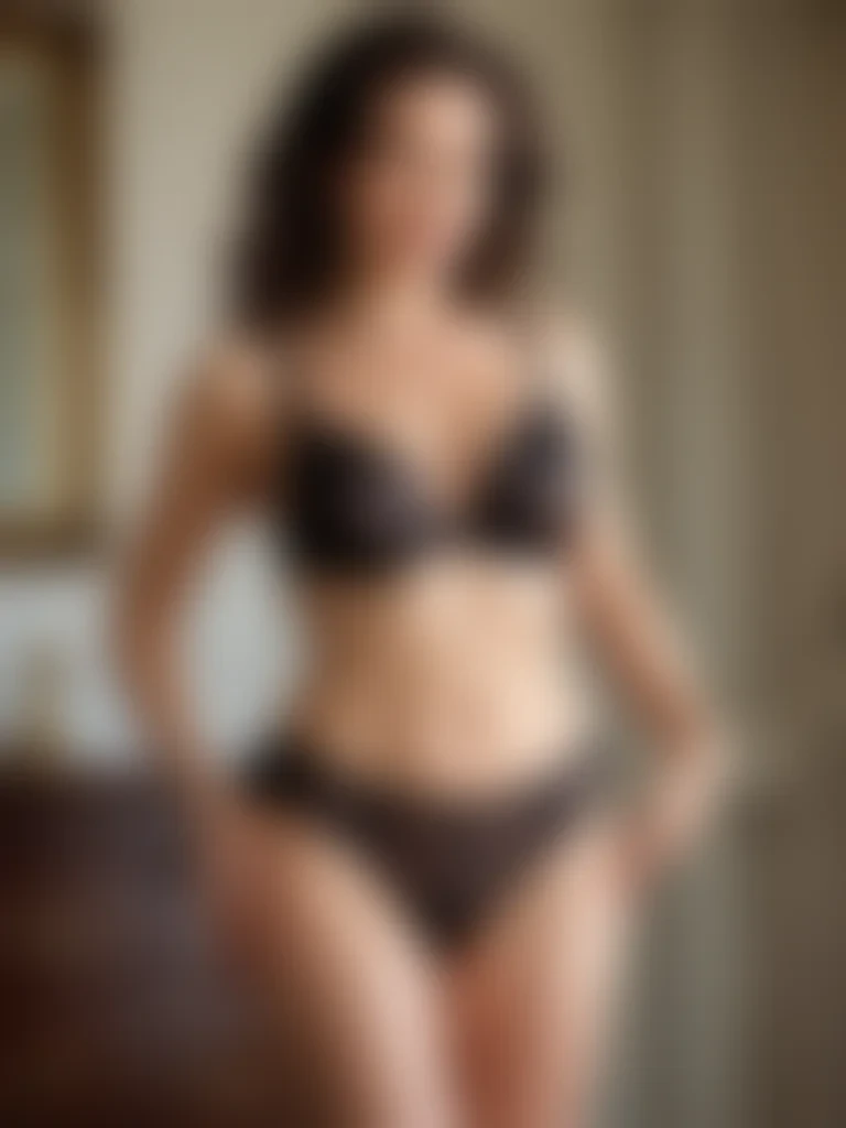 mature in lingerie