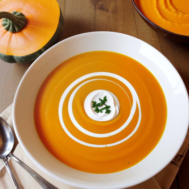 what goes with butternut squash soup
