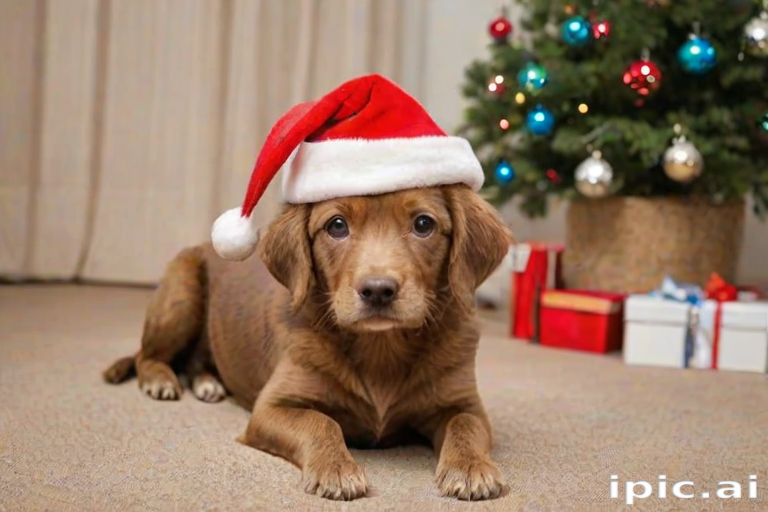christmas dog pics
