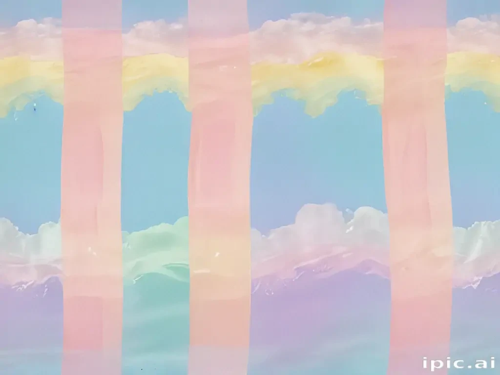 pastel rainbow