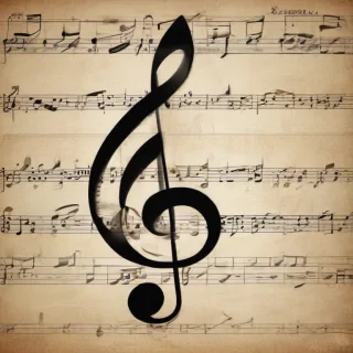 notes music background