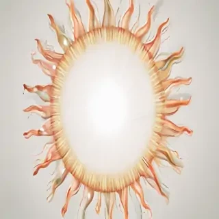 transparent sun