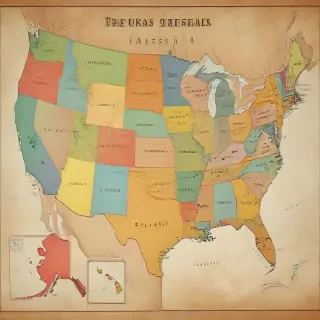 map of the usa states