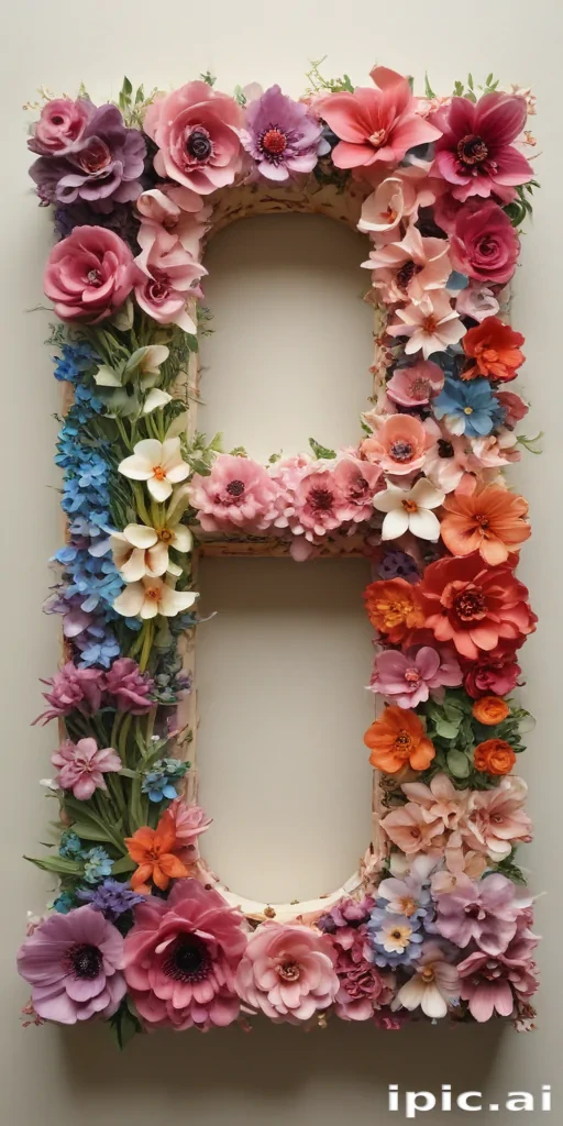 floral letters