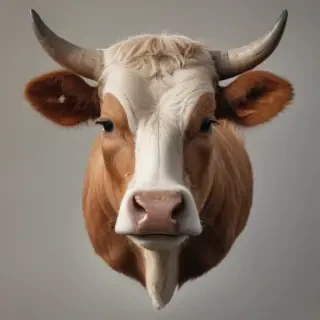 cow head png