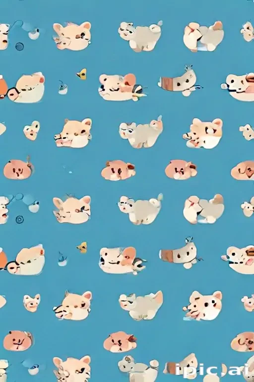 cute blue background