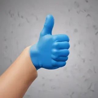 blue thumbs up emoji