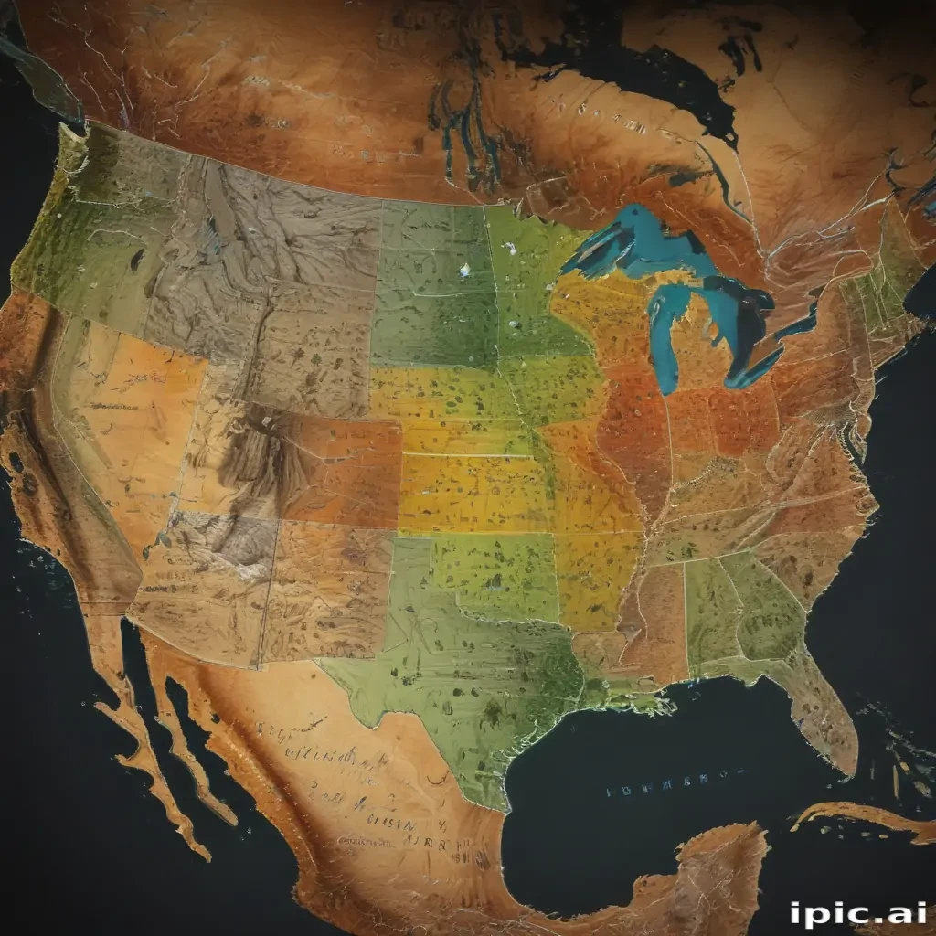 united states map