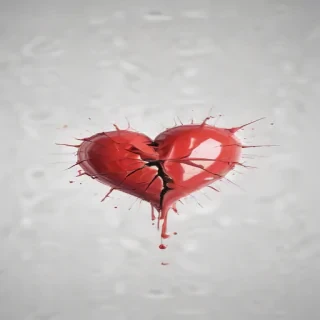 broken heart transparent