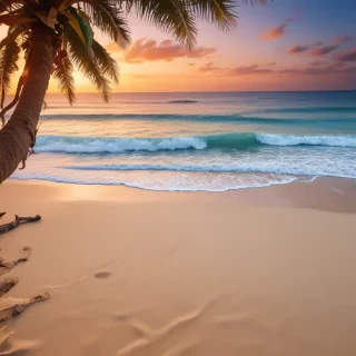 christmas beach wallpaper