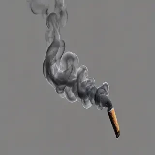 smoke no background