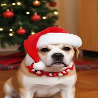christmas dog pics