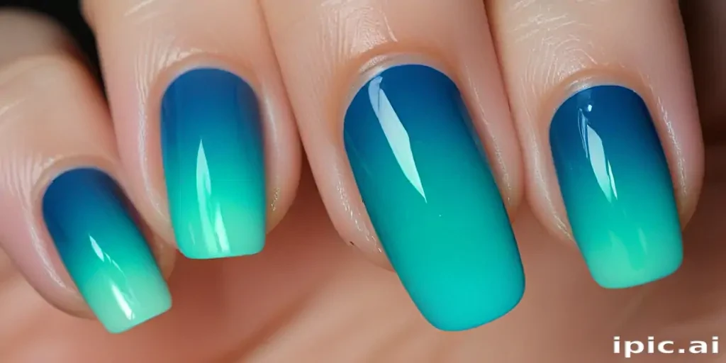 blue green gradient