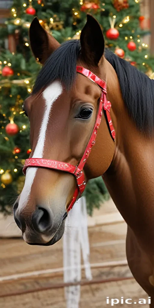 merry christmas horse images