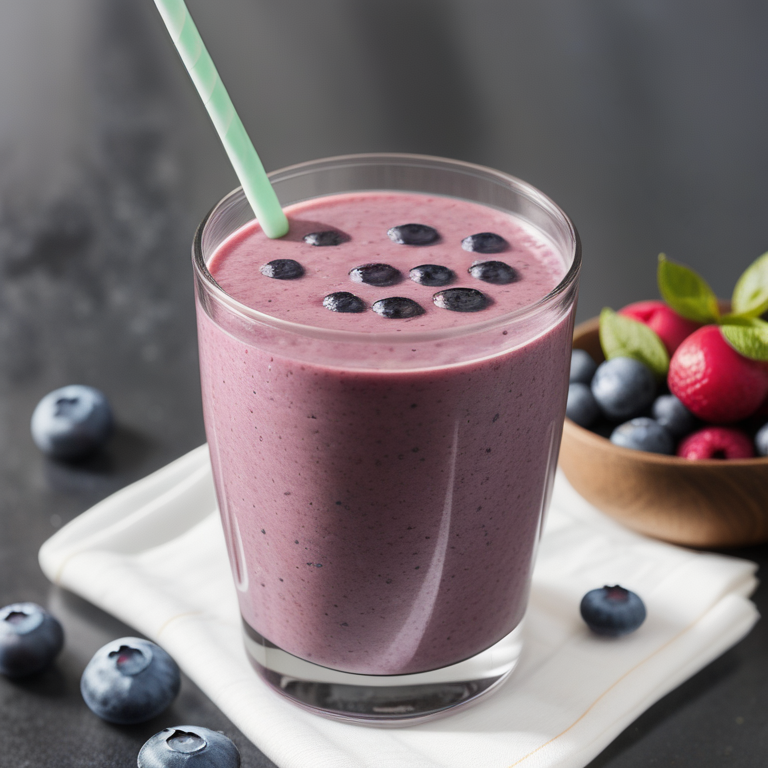 blueberry smoothie recipe without yogurt