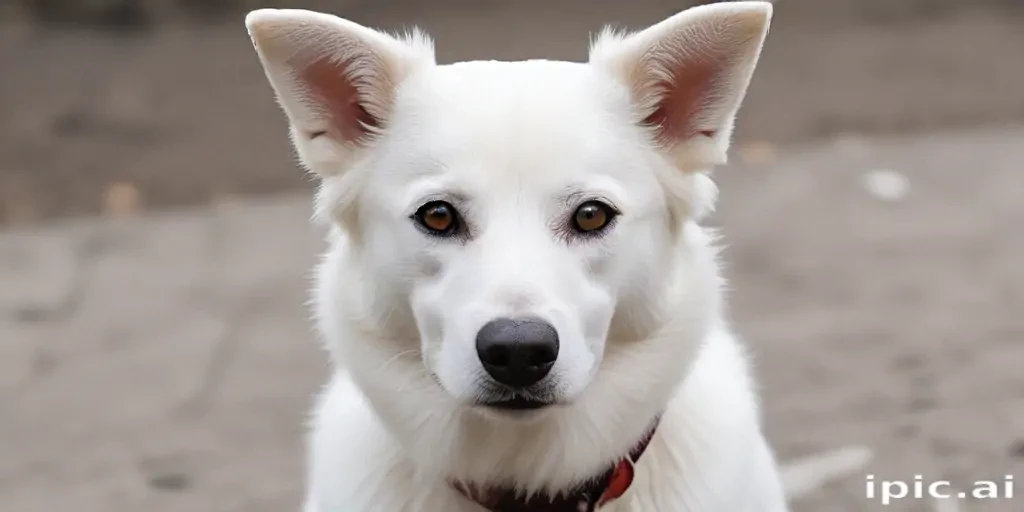 white dog