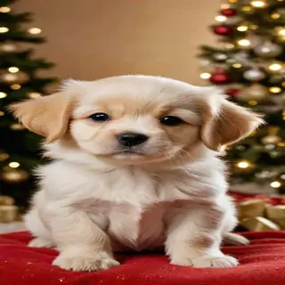 christmas wallpaper dogs