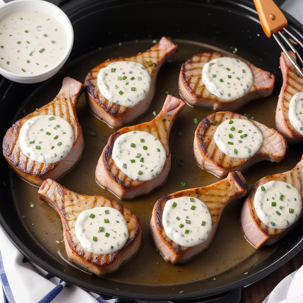 pork chops in the oven with ranch dressing