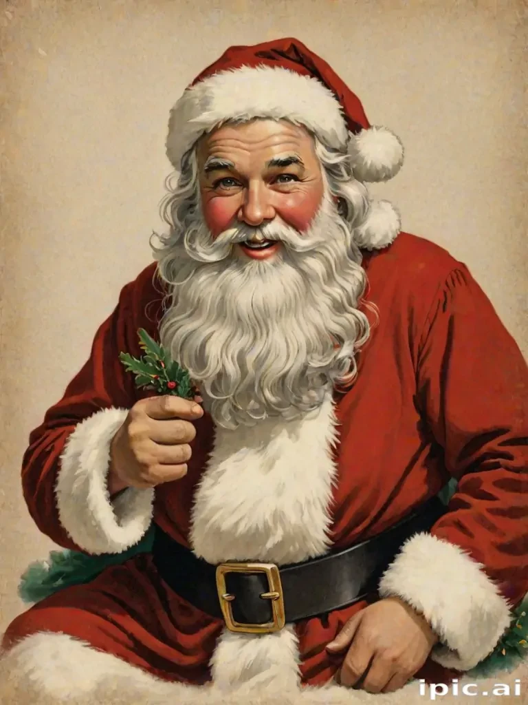 vintage santa png