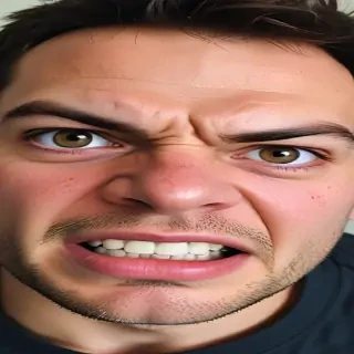 angry face