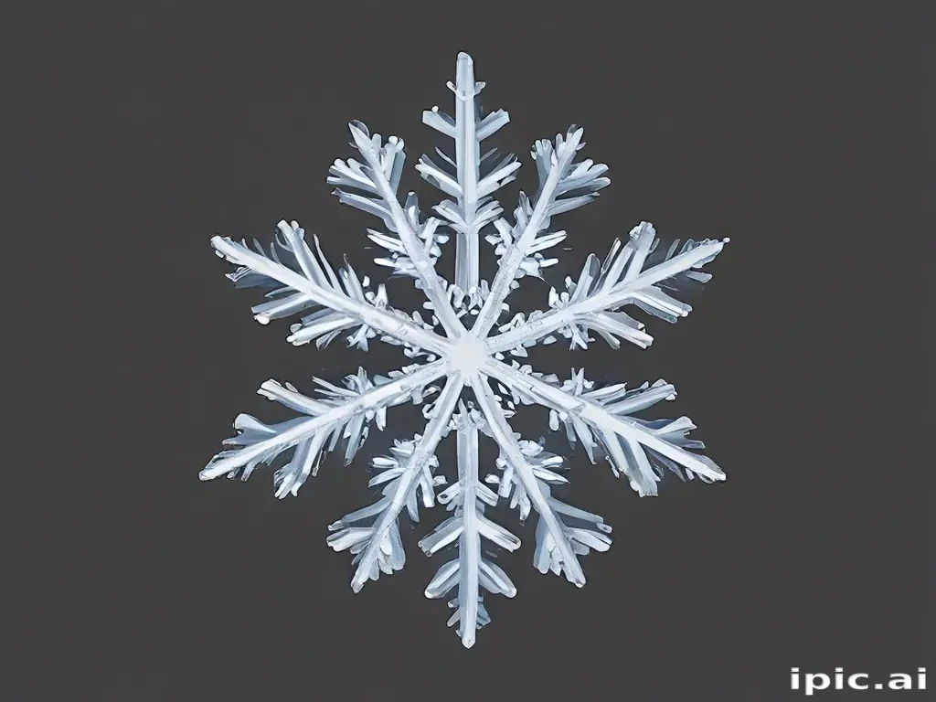 snowflake clipart with transparent background